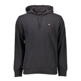 Napapijri Black Cotton Men Sweater - Hoodies