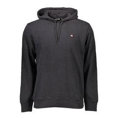 Napapijri Black Cotton Men Sweater - Hoodies