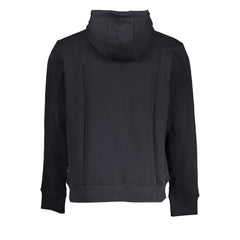 Napapijri Black Cotton Men Sweater - Hoodies