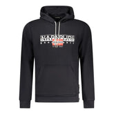 Napapijri Black Cotton Men Sweater - Hoodies