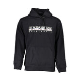 Napapijri Black Cotton Men Sweater - Hoodies