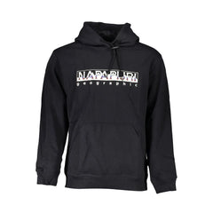Napapijri Black Cotton Men Sweater - Hoodies