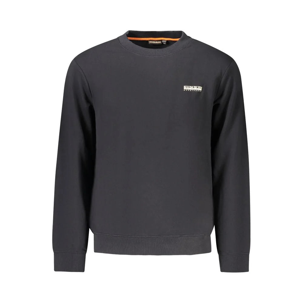 Napapijri Black Cotton Men Sweater - Sweaters