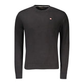 Napapijri Black Cotton Men Sweater - Sweaters