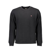 Napapijri Black Cotton Men Sweater - Sweatshirts