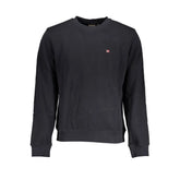 Napapijri Black Cotton Men Sweater - Sweatshirts