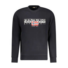 Napapijri Black Cotton Men Sweater - Sweatshirts