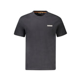 Napapijri Black Cotton Men T-Shirt - T-Shirts
