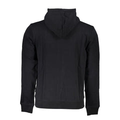 Napapijri Black Cotton Men’s Hooded Sweater - XS - Hoodies