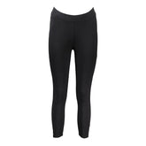 Napapijri Black Cotton Pant - Leggings