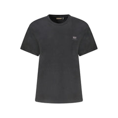 Napapijri Black Cotton T-Shirt