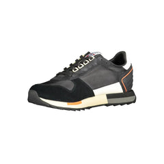Napapijri Black Leather Men Sneaker - EU40/US7