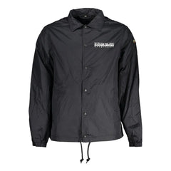 Napapijri Black Polyester Men Jacket - Sport Jackets