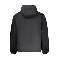 Napapijri Black Recycled Polyester Men Jacket - S