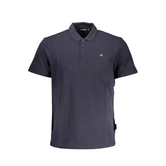 Napapijri Blue Cotton Men Polo - M - Polos