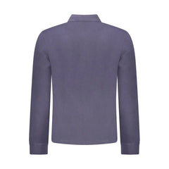 Napapijri Blue Cotton Men Polo Shirt - Polos