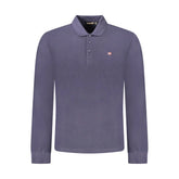 Napapijri Blue Cotton Men Polo Shirt - Polos