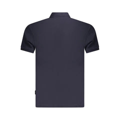 Napapijri Blue Cotton Men Polo Shirt - S