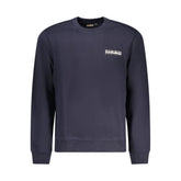 Napapijri Blue Cotton Men Sweater