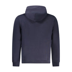 Napapijri Blue Cotton Men Sweater - Hoodies