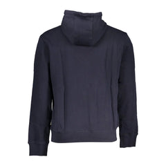 Napapijri Blue Cotton Men Sweater - Hoodies