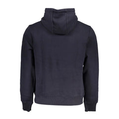 Napapijri Blue Cotton Men Sweater - Hoodies