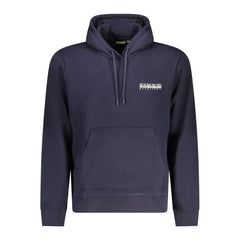 Napapijri Blue Cotton Men Sweater - Hoodies