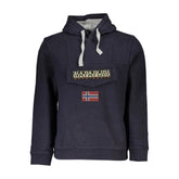 Napapijri Blue Cotton Men Sweater - S - Sweatshirts
