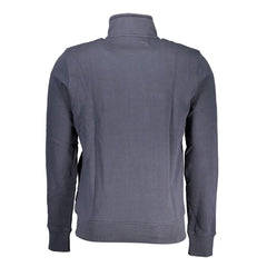 Napapijri Blue Cotton Men Sweater - S - Sweatshirts