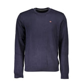 Napapijri Blue Cotton Men Sweater - Sweaters