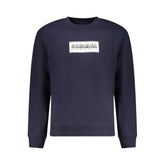 Napapijri Blue Cotton Men Sweater - Sweatshirts