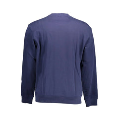 Napapijri Blue Cotton Men Sweater - Sweatshirts