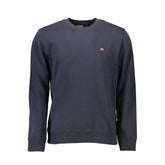 Napapijri Blue Cotton Men Sweater - Sweatshirts