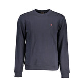 Napapijri Blue Cotton Men Sweater - Sweatshirts