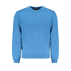 Napapijri Blue Cotton Men Sweater - Sweatshirts