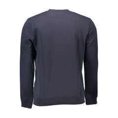 Napapijri Blue Cotton Men Sweater - Sweatshirts