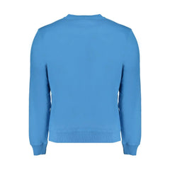 Napapijri Blue Cotton Men Sweater - Sweatshirts