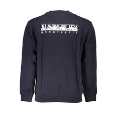 Napapijri Blue Cotton Men Sweater - T-Shirts
