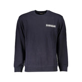 Napapijri Blue Cotton Men Sweater - T-Shirts