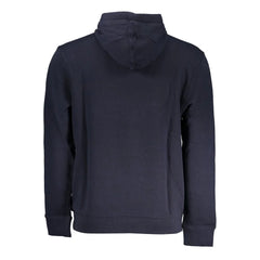 Napapijri Blue Cotton Men Sweater - XS - Hoodies