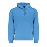 Napapijri Blue Cotton Men Sweater - XXL - Hoodies