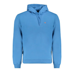 Napapijri Blue Cotton Men Sweater - XXL - Hoodies
