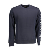 Napapijri Blue Cotton Men Sweater - XXL - Sweatshirts