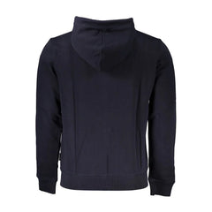 Napapijri Blue Cotton Men Sweatshirt - S - Hoodies