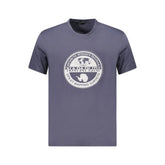 Napapijri Blue Cotton Men T-Shirt - T-Shirts