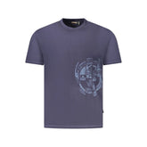 Napapijri Blue Cotton Men T-Shirt - T-Shirts