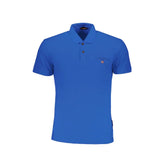 Napapijri Blue Cotton Polo Shirt - M - Polos