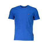 Napapijri Blue Cotton T-Shirt - T-Shirts