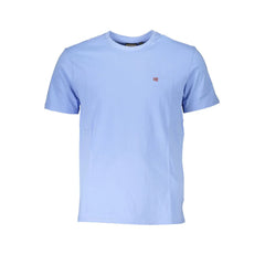 Napapijri Blue Cotton T-Shirt - T-Shirts