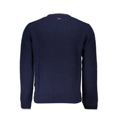 Napapijri Blue Fabric Men Sweater